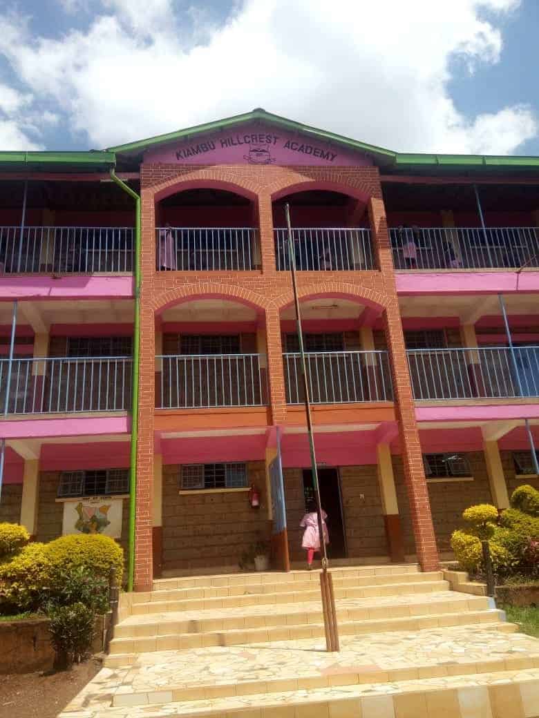 Hillcrest academy two storey building that houses some of the classrooms at the school